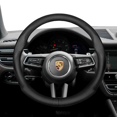 Pro Porsche Potah na volant Ultra - Tenký Koženka z mikrovlákna Prodyšný Cayenne Macan Panamera Taycan 718 911