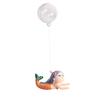 Mermaid Figurine Fish Tank Ornament Cartoon Shape Adorable Appearance Eco-friendly Mini Aquarium Floating Decor Accessories