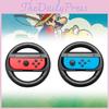 Of 2 Set Nintendo Switch Joy Con Wheel Controllers Gamepad Mario Racing Kart