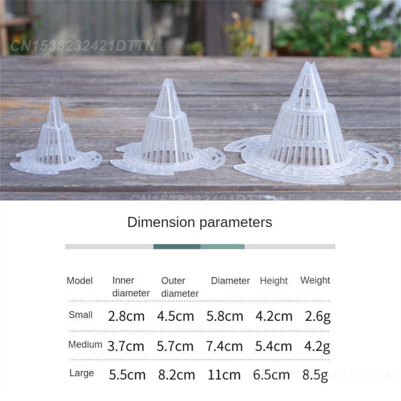 1/2/3PCS Flowerpot Hole Mesh Pad Durable Three-dimensional Tapered Gasket Garden Supplies Flowerpot Tapered Gasket Waterproof