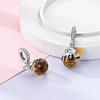 Silber Dekorative Anhänger Perlen Elemente Leuchtende Glühwürmchen Schmetterling Biene Kolibri Anhänger Dekorationen Für Armband Stil Armreif Damen Schmuck Kreation