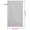 Sports Hand Towels 2 Pcs Grey 50 X 30 Cm Polyester and Polyamide
