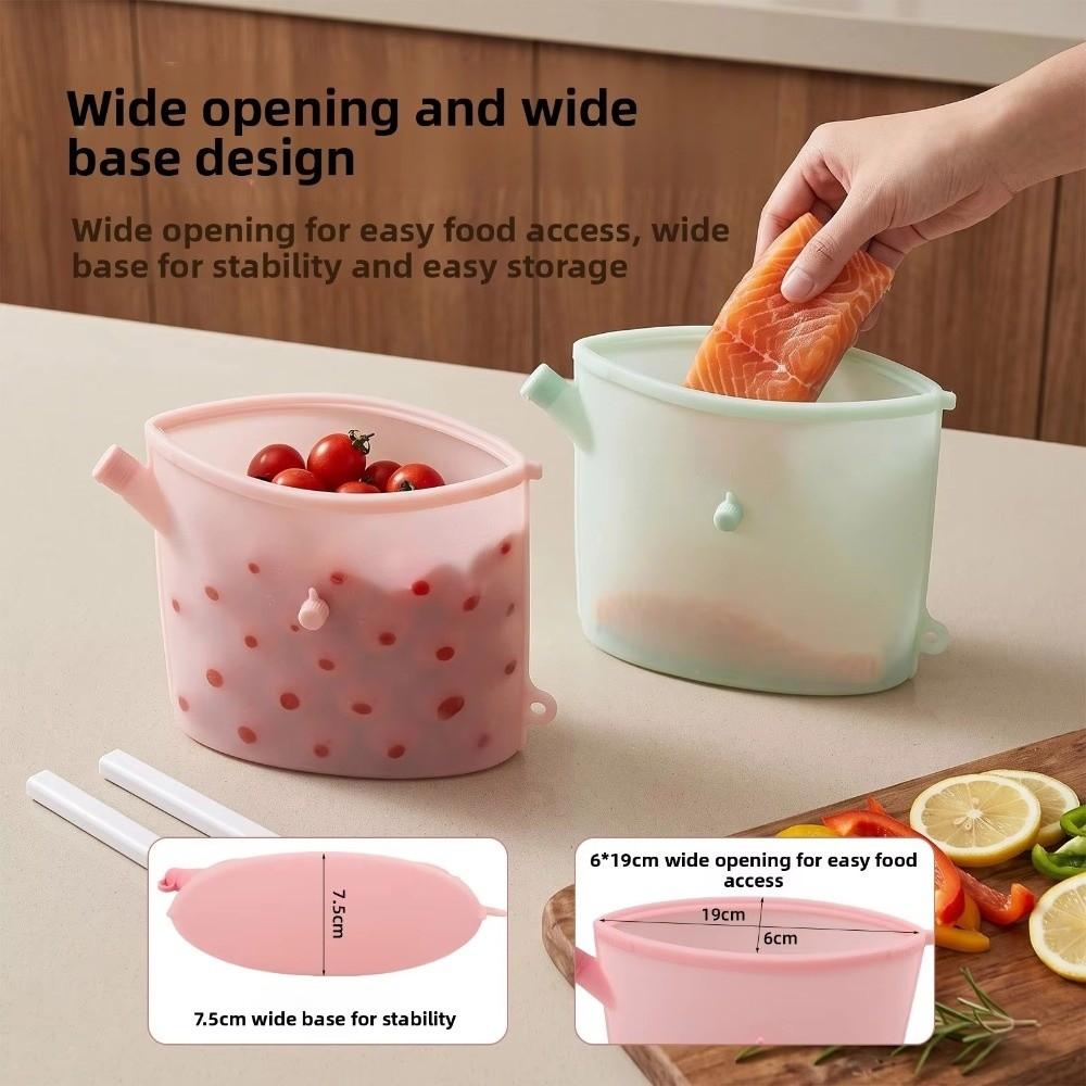 Reusable Food Preservation Bag Moisture-proof Food Packaging Bag  for Kitchen
