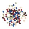 100pcs 9mm Silicone Beads DIY Round Multiple Colors Silicone Loose Beads for Necklaces Baby Toys Type A