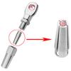 A03E-2Pcs Marine Grade 316 Stainless Steel Swageless Eye Terminal Wire Cable Rope Diy Fitting Rigging Hardware Balustrade Kit