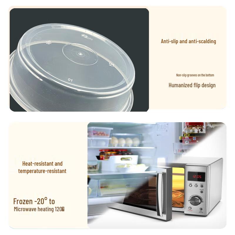 WS 2500ml Disposable Round Food Containers with Flat Lids (90 Sets)