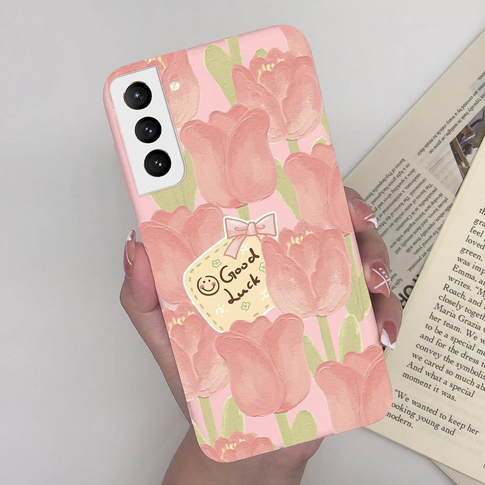 For Samsung Galaxy S21 Plus Ultra FE 5G Case Cute Painted Silicone Soft Protective Phone Cover for SamsungS21 S 21 FE Plus Ultra