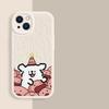 Handyhülle Für Liebhaber Paare Passend für iPhone 11 12 13 14 15 16 Pro Max XR X XS Mini 8 7 Plus SE 2020 Klare Hülle Niedlicher Cartoon-Hund