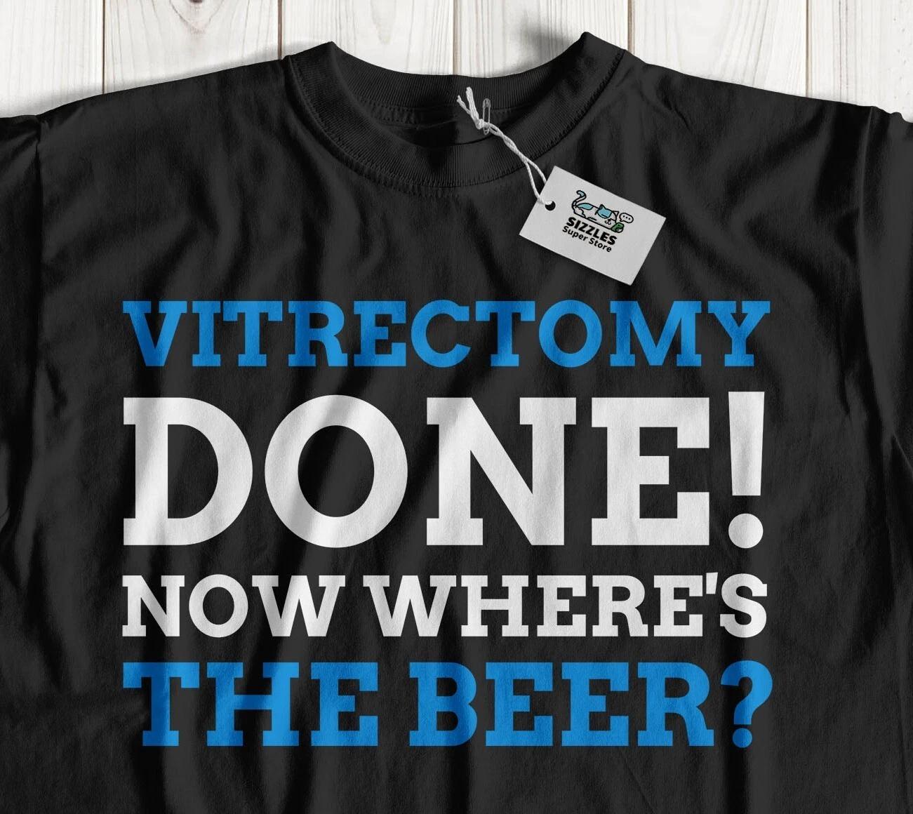 Unisex Funny Vitrectomy T-Shirt Retina, Vitreous Eye Surgery Recovery Gifts 3XL