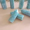 Unique 1pc Natural Blue Amazonite Stone Crystal Wand For Spiritual Growth And Healing
