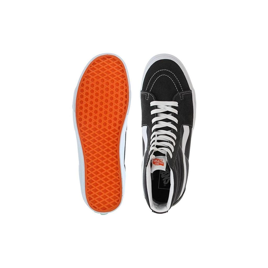 Vans Sk8 Comfortable Versatile Stylish Durable High-Top Skate Shoes Unisex Sneakers Black Gray VN0A7Q5N1O7