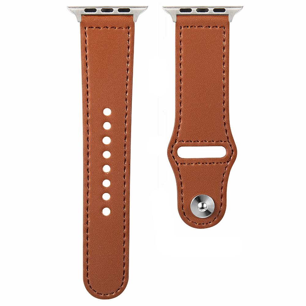 For Apple Watch 10 46mm/Ultra 2/Ultra 49mm/9 8 7 45mm/SE (2023) SE (2022) SE 6 5 4 44mm/3 2 1 42mm Genuine Cow Leather Watchband