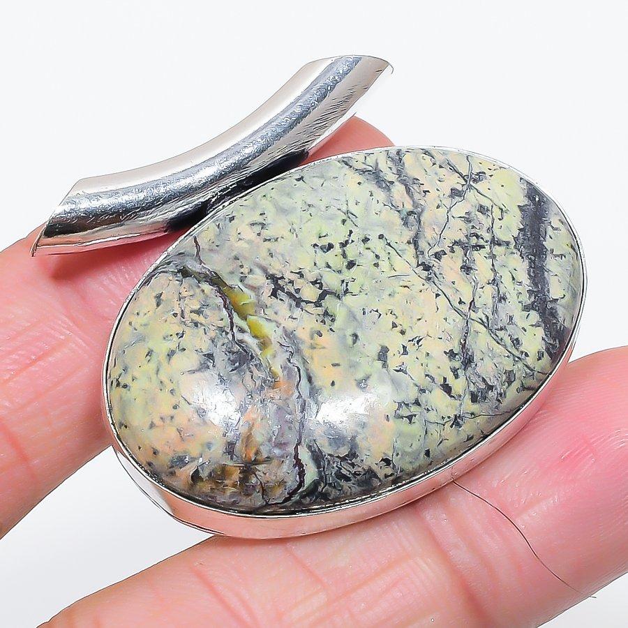 

Natural Dragon Blood Gemstone 925 Sterling Silver Jewelry Pendant 1.42 A1W47