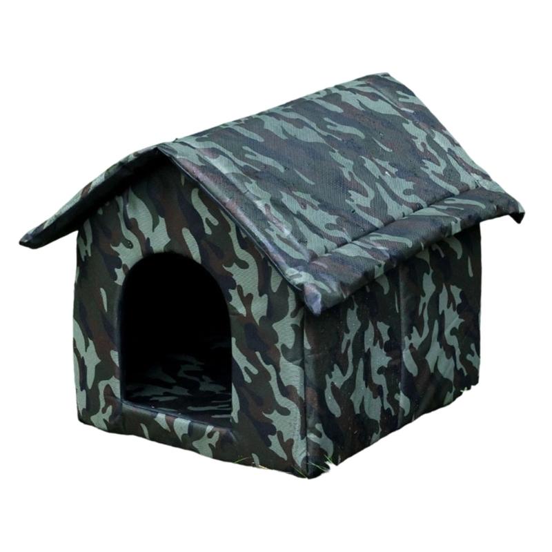 Insulated Warm Pet House For Cats And Small Dogs Outdoor Use Waterproof Rain Snow Protecting Easyly Clean