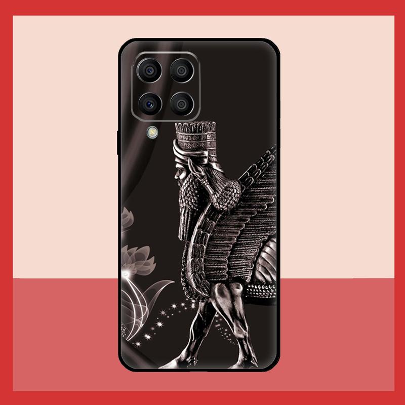 Lamassu Assyrian Winged Lion Case For Samsung Galaxy M52 M32 M53 M16 M11 M21 M31 M35 M12 M13 M14 M15 M36 M56 M55 M34 M54