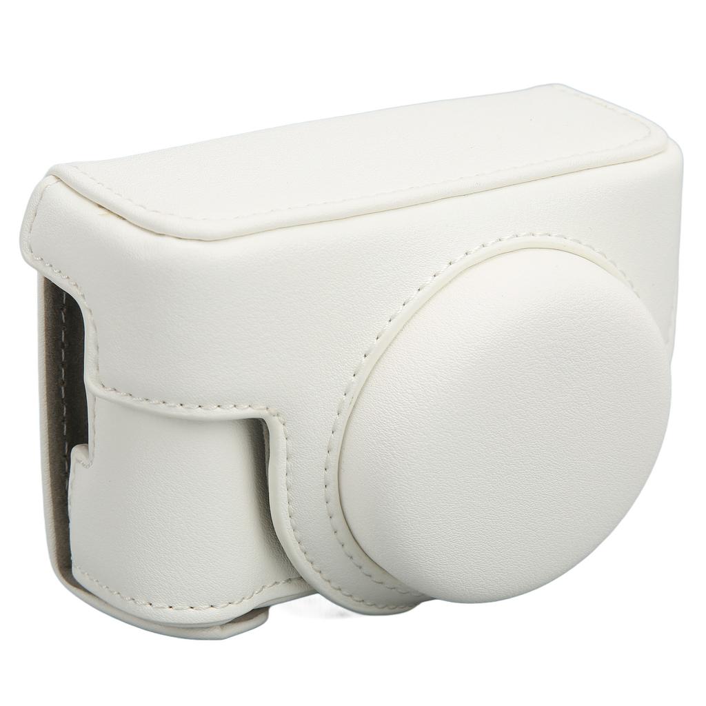 Camera Case Bag Anti Impact Curved Bottom Classic Simple Protective Camera Case for ZV1White
