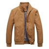 Spring Autumn Casual Solid Fashion Slim Bomber Jacket Men Overcoat Baseball Jackets Men's Jacket Top