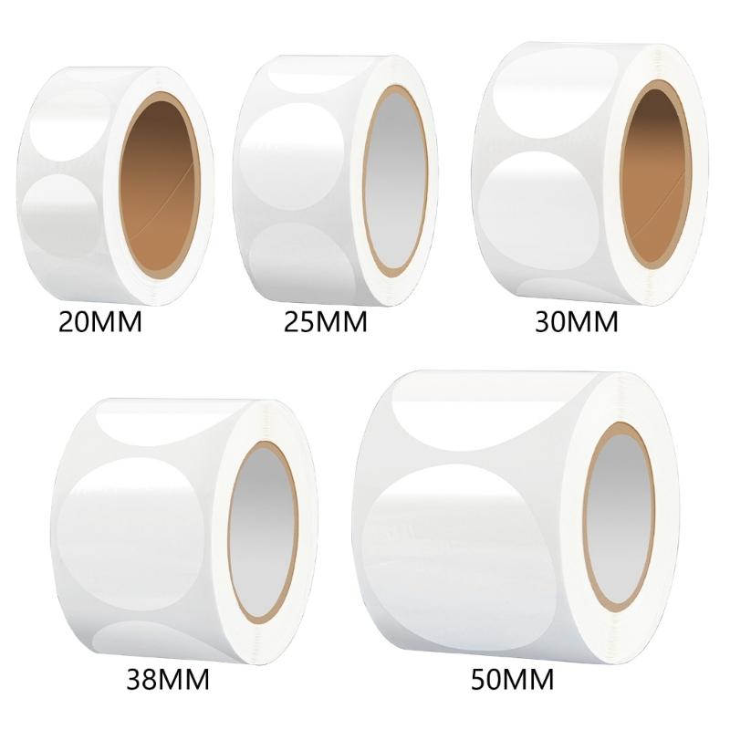 500 Buc. Autocolante Transparente Rotunde de Sigiliu Autocolant PVC Adeziv Etichete de Ambalaj pentru Sigilarea Plicurilor, Cărților, Ambalajelor Cutiei Poștale