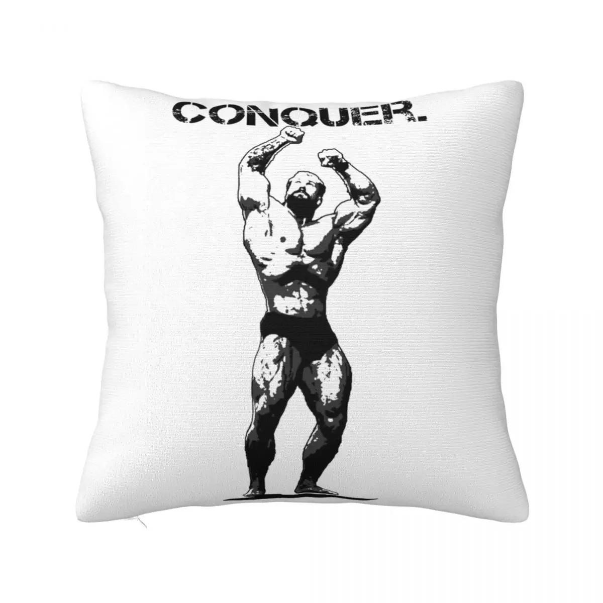 

Chris Bumstead Physique Bodybuilding Gym Square Pillow Case Cushion Covers Decorative Throw Pillow Case Cover for Car 66x66cm бежевый