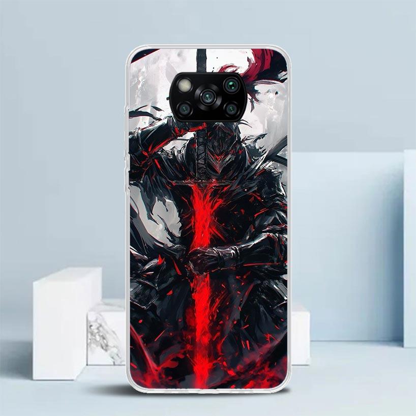 G-Guts B-Berserks Anime Soft Cover for Xiaomi Poco F7 Ultra X7 X6 X5 Pro M7 Phone Case Redmi 15 15C 13 13C 12 12C 10 10C Print S