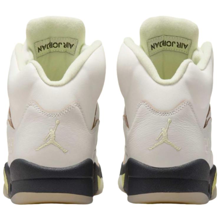 Air Jordan 5 Retro Luminous Green Women Sneakers Cream Sail Anthracite IM7592-130