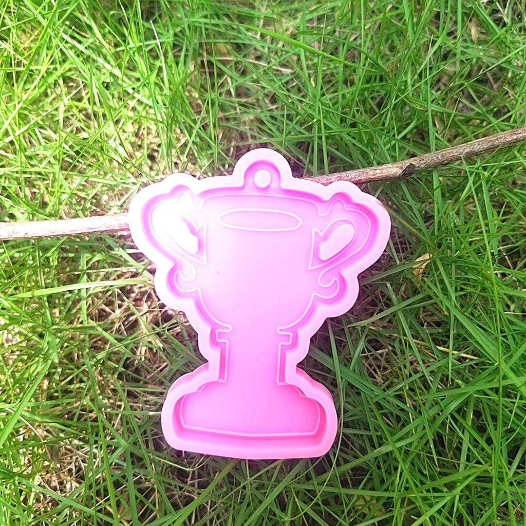 Schmuckgussformen Silikon Anhänger Harzformen Trophäe Epoxidharz Gussform für Ohrringe Halskette Schlüsselanhänger Herstellung