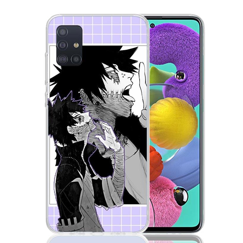 My Hero MHA Dabi Bnha Phone Case For Samsung Galaxy A52 A32 A22 A12 A02S A50S A30S A51 A31 AA71 Note 20 Ultra 10 S10 Plus Galaxy