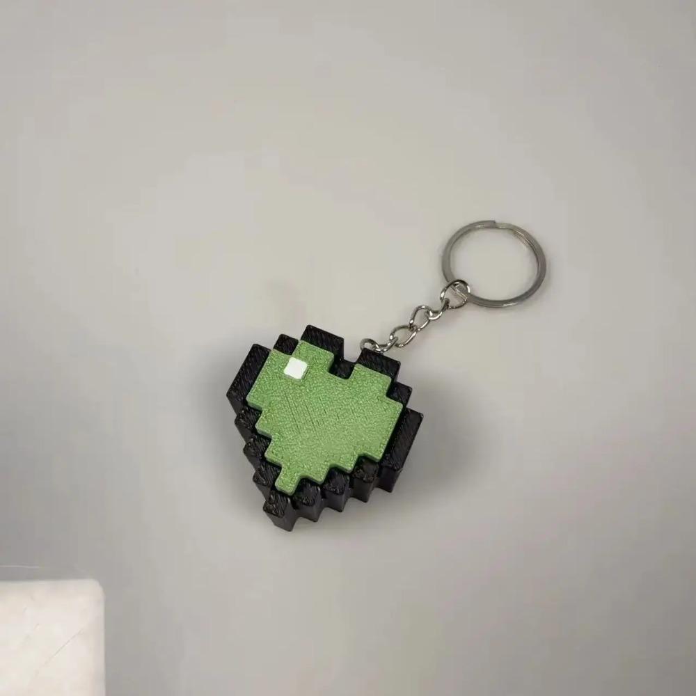 3D printed heart-shaped keychain decompression decoration gift press rebound keychain decompression novelty gift decoration