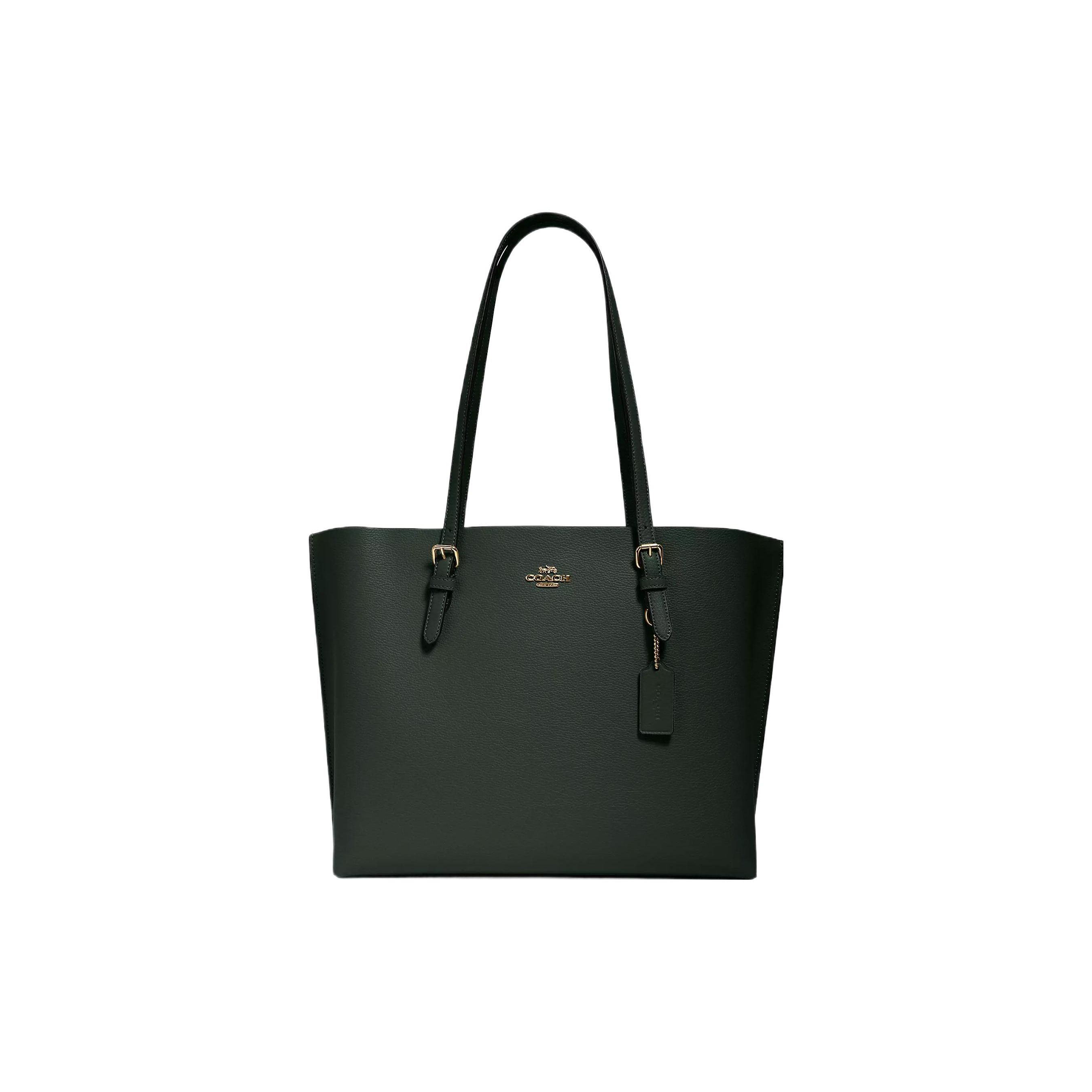 

Coach Mollie Solid Color Large Capacity Reversible Leather Mommy Tote Shopping Bag Handheld Shoulder Bag Women Tote Gold Amazon-Green 1671-IMRFT Basic Set (Bag+Dust Bag)