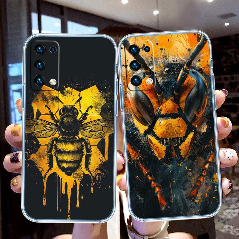 IK7 Art Bees Cartoon Phone Case for Motorola Moto G10 G20 G30 G31 G32 G34 G35 G41 G42 G50 G51 G52 G55 G60 G60S G62 G71 G72 G75