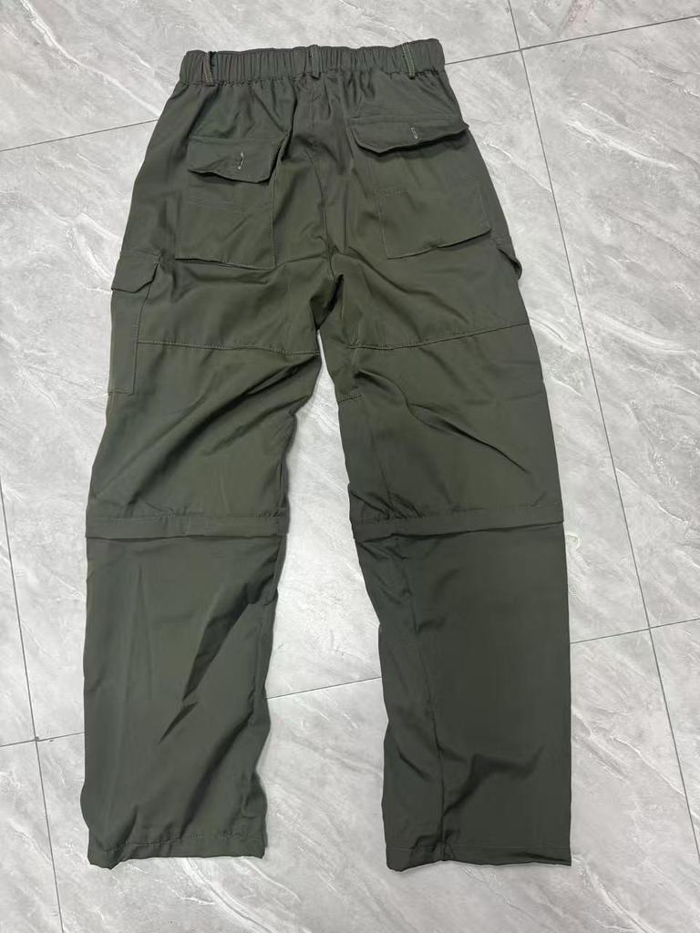 Men's Quick-Drying Waterproof Cargo Pants - Loose Fit, Multi-Pocket, Plus Size, for Hiking and Outdoor Activities