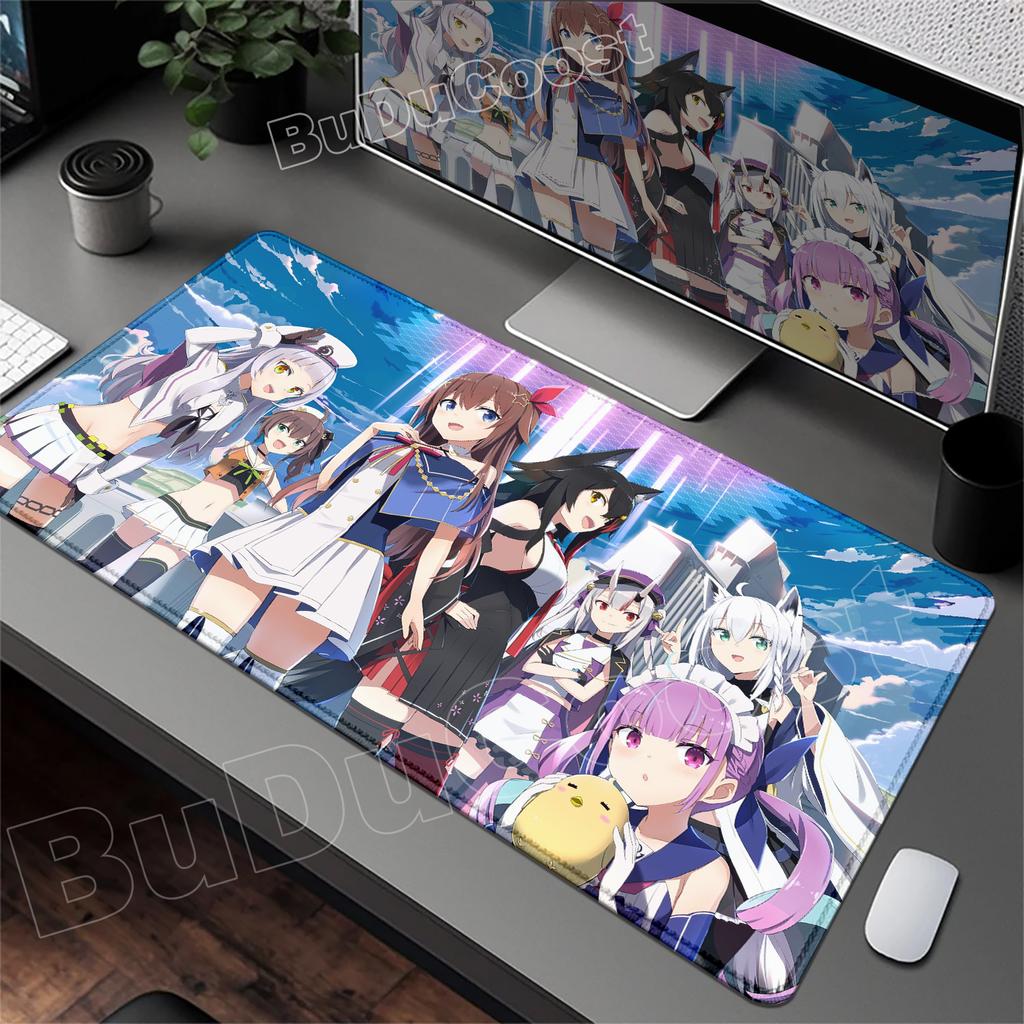 Natsuiro Matsuri Niedliches Mauspads Laptop Groß Hololive Tastatur Spielmatte PC Kawaii Anime Mädchen Mauspads XXL Spielschrank Schreibtischmatte