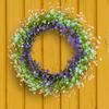 Hanging Artificial Wreath Pendant Easter Gifts Easter Door Sign Artificial Easter Wreath Ornaments Spring Sign