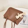 Mrs. Qiao Bag Women's Bag 2025 New Large Capacity Fashion Versatile Textured Stylish Genuine Leather Single Shoulder Tote Bag Trendy