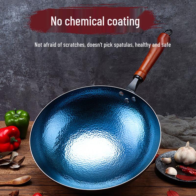 Wok de Hierro Forjado Tradicional Jincun Zhangqiu