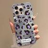 Retro Black Leopard Print Pattern Women Phone Case for Iphone 16 15 14 7 8 Plus 13 11 12 Pro Max X XS XR SE 2022 2020 16e Cover