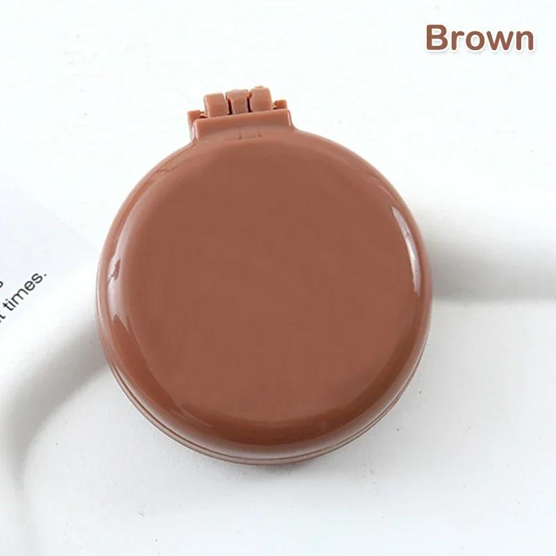 1 Pcs Small Size Hair Comb with Folding Mirror Traveling Portable Massage Folding Comb Women Girl Hair Brush Styling Tools