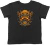 Skull Head Kids T-Shirt Gothic Flame Skeleton Face Childrens Boys Girls Gift