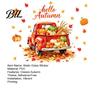 Pumpkin Store Display Autumn Harvest Window Clings, Decorative Static Glass Sticker for Thanksgiving Home Shop Seasonal Art Decor, Removable PVC Maple