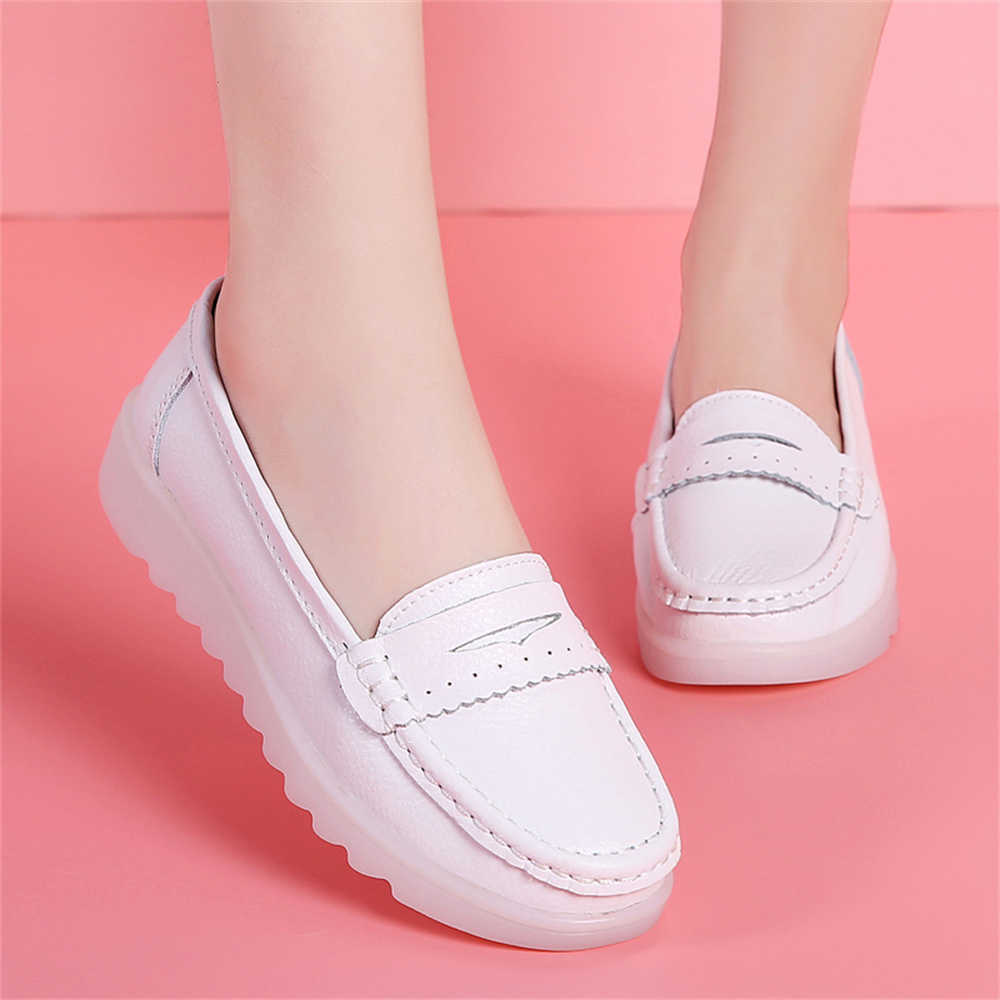 Fashion Slip-on Non-slip Sole Flat Shoes Womens Mary Jane Sports Shoes Women's Sneakers Brown Trainers Hypebeast Footwear