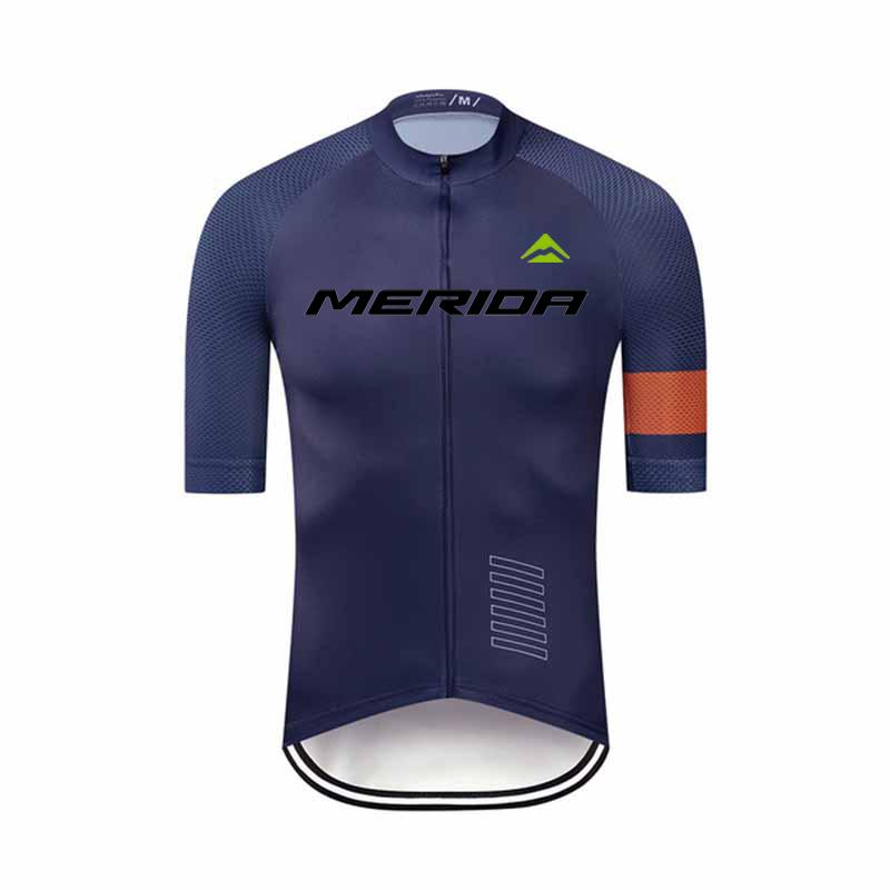 Men Summer Merida Short Sleeve Cycling Jersey Set MTB Maillot Ropa Ciclismo Bicycle Wear Breathable Cycling Clothing
