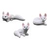 3Pcs Garden Fox Miniature Figurines Garden Decor for Outdoor Garden Yard