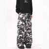 Men's Retro Hiphop Camouflage Cargo Pants: Loose, Straight-Leg, Multi-Pocket Design.