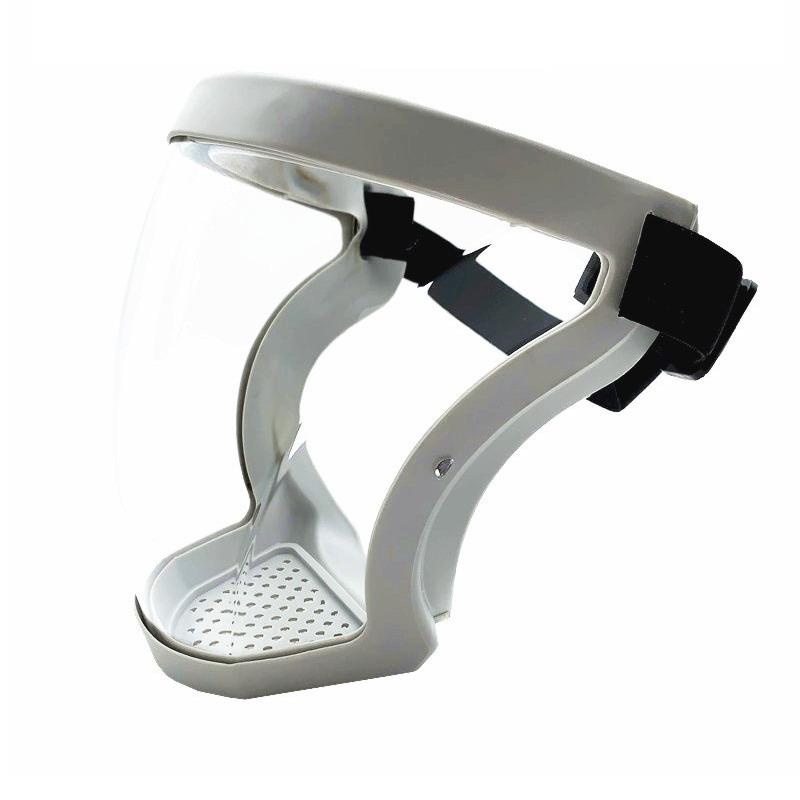Safety Face Shield Anti-splash Anti-fog Features with Adjustable Headband for Office and Travel