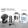 New F11-2 Lapel Microphone: Wireless F15 Three-in-One Live Broadcast, One-to-Two Radio, Noise Reduction Mini.