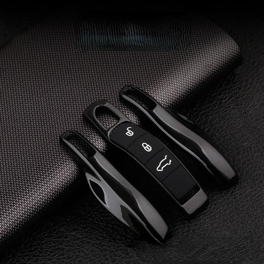 Car Smart Remote Key Case Fob Covers Set Shell for Porsche for Panamera Spyder Carrera Macan Boxster Cayman Cayenne 911 970 981 991