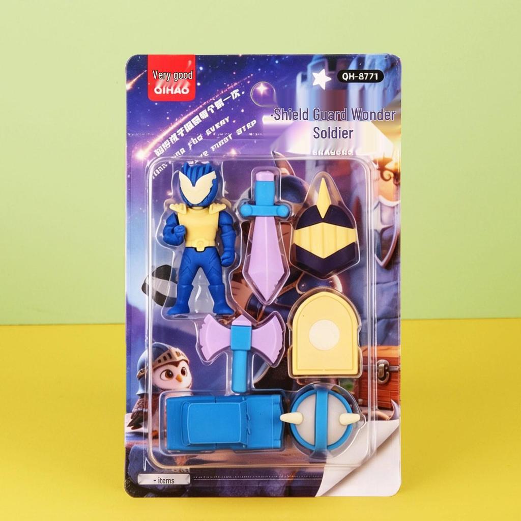 Adorable Cartoon Mini Eraser Set for Students – Perfect Back-to-School Gift