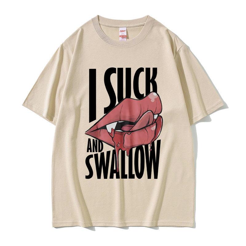 Nouveau T-shirt Été 2025 Vintage Vampire Impression Graphique T-shirts Hommes Femmes Décontracté Surdimensionné 100% Coton Pur T-shirt Imprimé Y2k