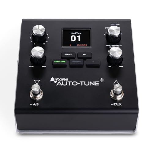 HeadRush VX5 Vocal Effects Pedal with Antares AutoTune, Real-Time Pitch Correction for Vocalists, Vocal Harmony, Guitar and Mic Inputs, and Audio Inte