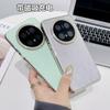 Applicable to Huawei mate70pro plain leather magnetic mobile phone case gold wire silver brocade MATE60P lens anti-drop protective cover